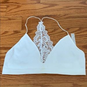Urban Outfitters White Lace Bralette